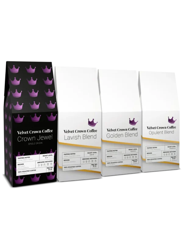 Velvet Crown Coffee Gift Set: Crown Jewel + Royal Collection