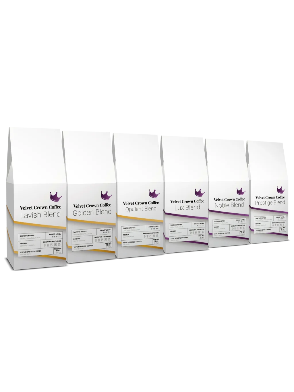 Velvet Crown Coffee Gift Set: Royal Collection + Elite Collection